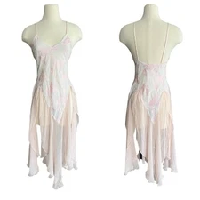 Fantasies by Morgan Taylor Nightgown Slip Dress Lingerie Petal Pastel Fairy