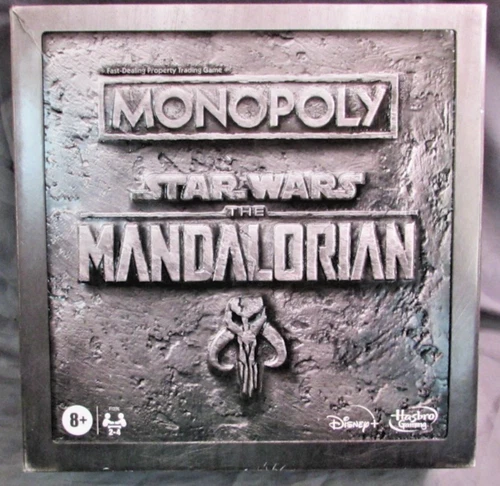 New In Open Box Rare Vintage Monopoly Star Wars Mandalorian Edition
