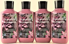 QTY 4 - Bath & Body Works CACTUS BLOSSOM Body Lotion Shea Moisturizer Cream 8oz