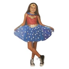 Justice League Wonder Woman Girls Halloween Costume Dress Up Cosplay XS youth