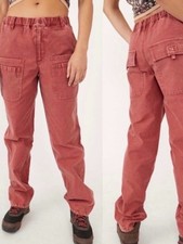 Free People Voyage Utility High-Rise Baggy Cargo Pants   XS