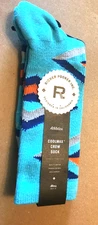 Richer Poorer Men's Coolmax Crew Architect  Athletic Socks Size 6-12 NWT