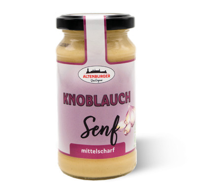 Altenburger Knoblauch Senf mittelscharf aus Thüringen 200ml