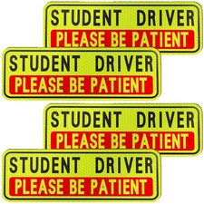 4 Pcs Student Driver Magnet For Car Please Be Patient Student Driver Funny Magne