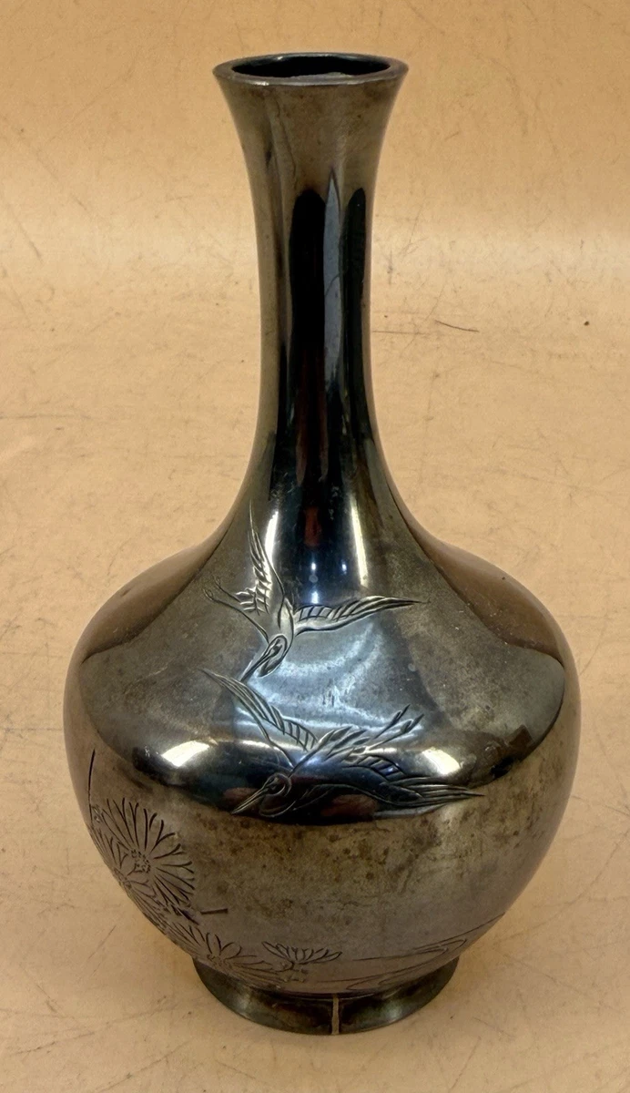 日本初级银花瓶| eBay