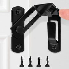 Barn Door Lock, 90 Degree Flip Latch, Angle Door Latch Buckle, Gate Latch for Ba