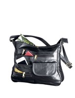 Pack Of Two Leather Organiser Handbags by Chums