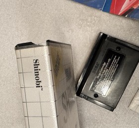 SHINOBI - 1988 Sega Master System In Box With Manual And Poster - Untested