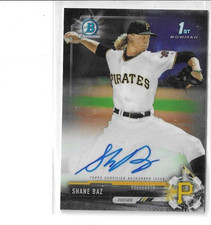Shane Baz Bowman Chrome 2017 Auto