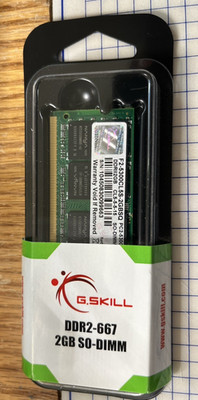 G.SKILL DDR2-667 2 GB SO-DIMM F2-5300CL5S-2GBSQ