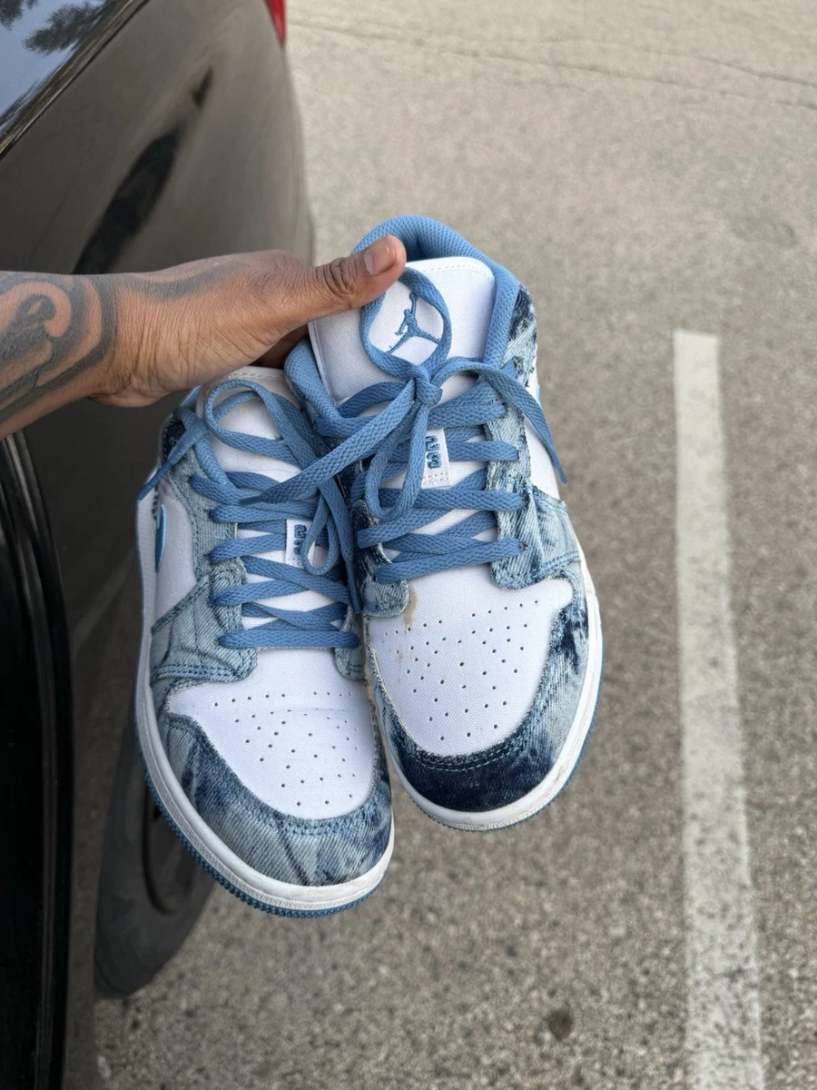 Jordan 1 Low Washed Denim | eBay