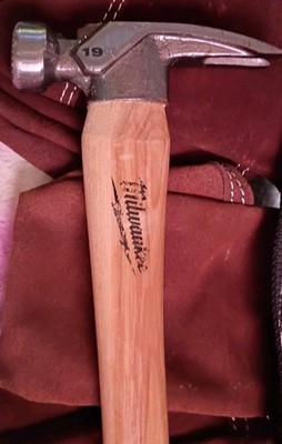 Milwaukee Tool 48-22-9419 19Oz Milled Face Hickory Wood Framing Hammer