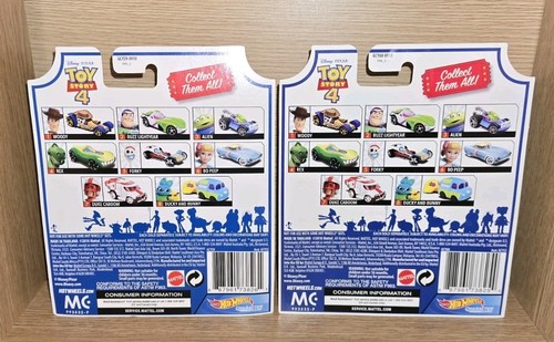 Hot Wheels Toy Story 4 Character Cars Disney Pixar Duke Caboom Ducky & Bunny NEW - Picture 6 of 9
