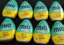 8 MIO Lemon Lime Liquid Water Enhancer B Vitamin Drink Juice New Green Thunder 