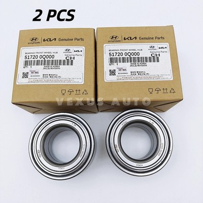 OEM 2X Front Wheel Hub Bearings for 07-19 Elantra Veloster Forte Soul 517200Q000