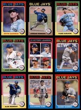 2024 Topps Heritage Blue Jays Almost Complete Team Set 8 - NM/MT 7149404