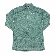 Nike Mens Dri-FIT Element 1/2-Zip Long Sleeve Running Top  Sequoia/Green  Med
