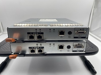 Lot of 2 Dell 2-Ports iSCSI AMP01-RSIM Controller Module