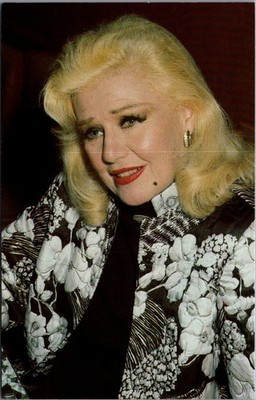 Ginger Rogers 1980 Portrait Postcard by Anthony Rollo Coral-Lee SC17841