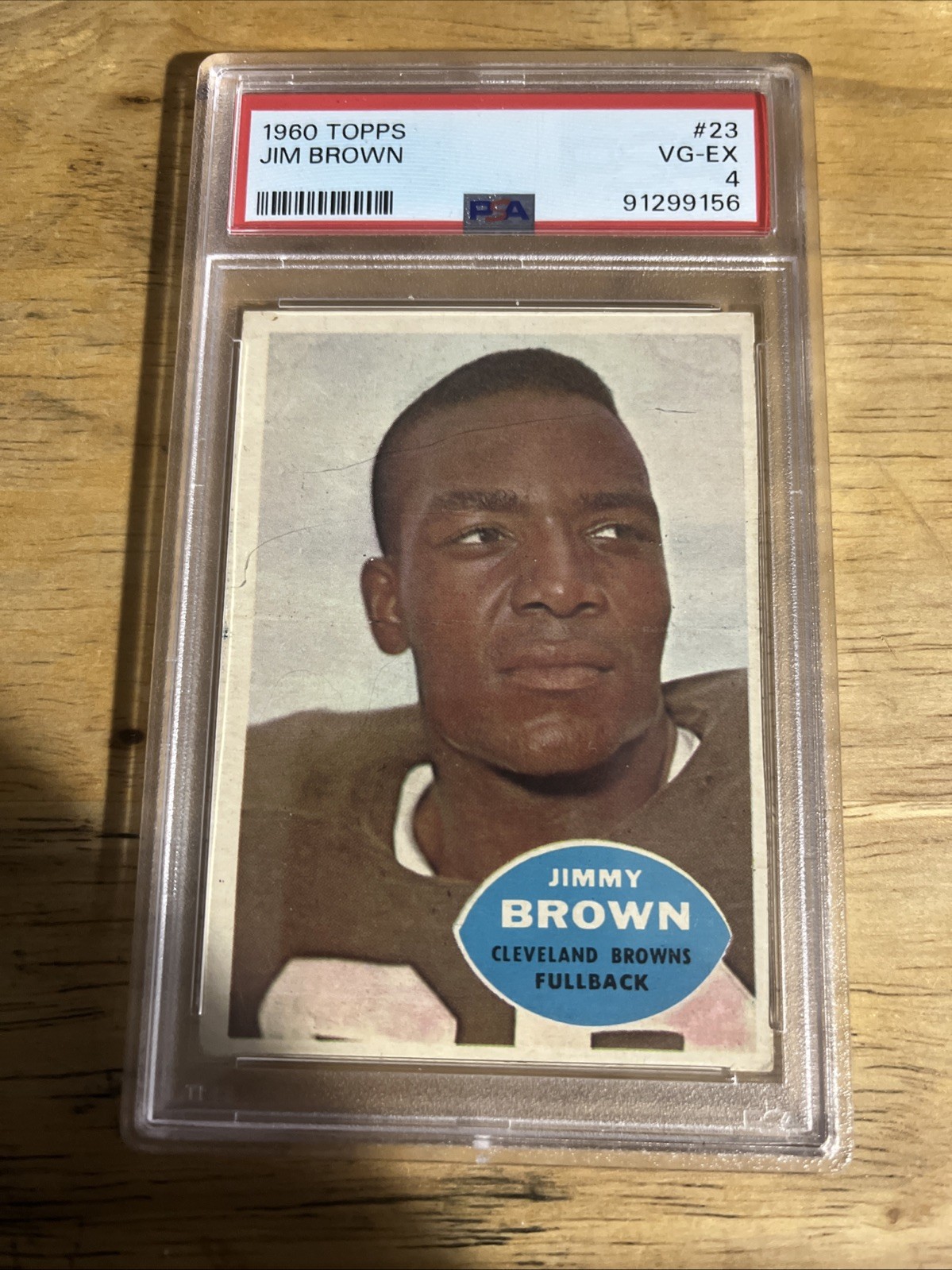 1960 Topps Football Complete Set VGEX-EXC Condition Jim Brown PSA 4 Starr Unitas view 2