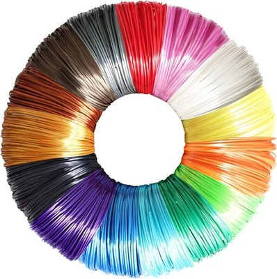 Eco-Friendly 15 Color 1.75mm Silk PLA Filament Kit for 3D Pens and Printers