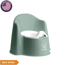 Babybj rn Potty Chair Deep Green/White