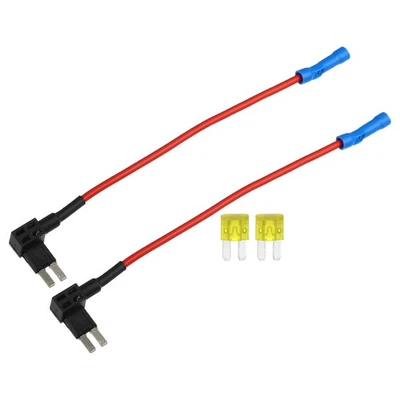 12V Standard Fusible Adaptateur avec 2pcs 20A Lame Style Fusible Métal - Photo 1/4