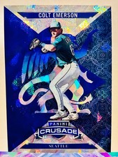 2025 Panini Crusade CRUSADE, Colt Emerson, Seattle Mariners, #1, Nm