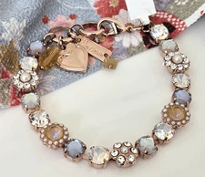 MARIANA Butter Pecan Sun-Kissed Horizon Moonlight Twilight Crystal Bracelet