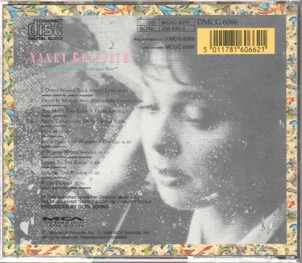 Nanci Griffith Storms CD Europa MCA MCD06066 - Bild 2 von 2
