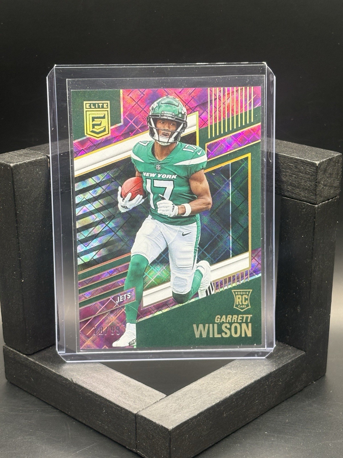 2022 Panini Donruss Elite - Rookies Garrett Wilson #118 Purple /99 (RC)