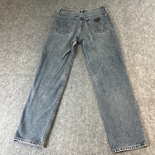 Vintage Wrangler Jeans Mens 29 32 Stonewash Light Blue Neppy Western Cowboy - Picture 2 of 10