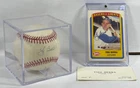 Yogi Berra Signed Baseball + Card + 1992 Event Ticket | Yankees HOF Auto Lot