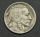 1919-D Buffalo Nickel 5C Denver Mint US Coin Circulated Vintage
