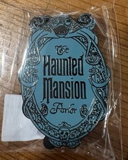 Disney WDI Haunted Mansion Parlor Pin Teal Sign Sealed