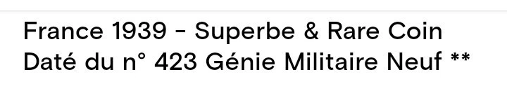 timbres france Neuf 1939 - Photo 3/4