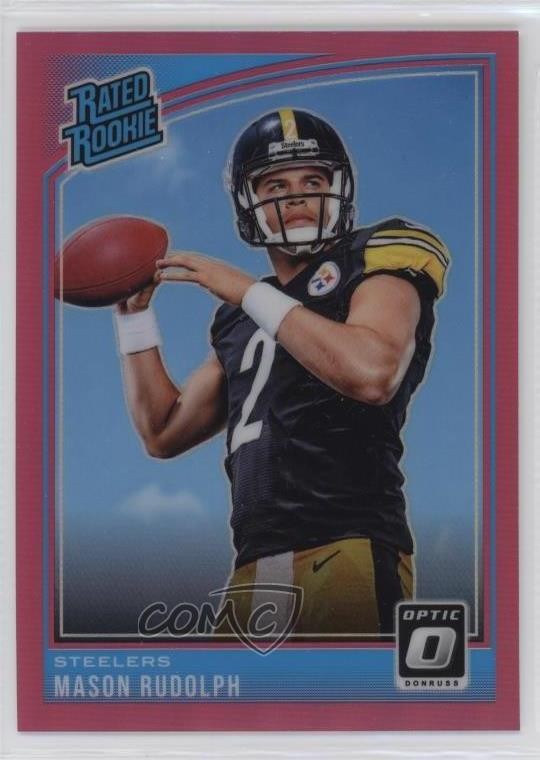 2018 Donruss Optic Rated Rookie Pink Prizm Mason Rudolph #155 0f7i