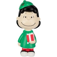 Christmas Blow Mold Decor Lucy with Present Peanuts 22 in NEW 2026 In Hand