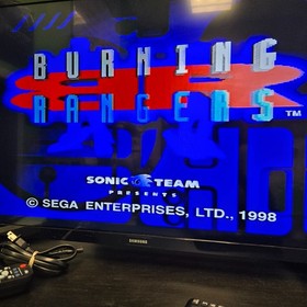 BURNING RANGERS FOR SEGA SATURN DISC ONLY *AUTHENTIC & TESTED*