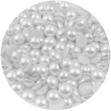 14mm White Round Half Pearls for Jewelry Making Crafts Beads Pearl Beads