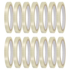 14 Rolls Filament Strapping Tape, 3/8"x21.9yd Fiberglass Mesh Packaging