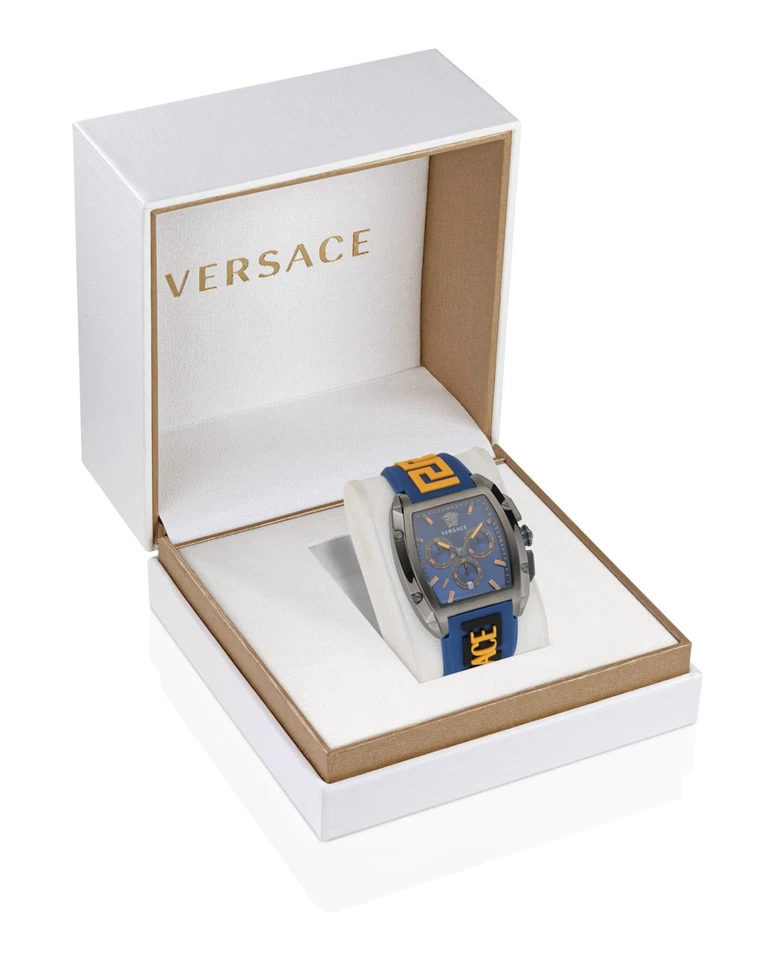 Versace Mens Gunmetal 42mm Strap Fashion Watch - image 4 of 4