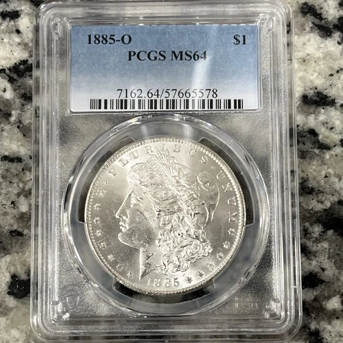 1885-O Morgan Dollar - MS-64 PCGS