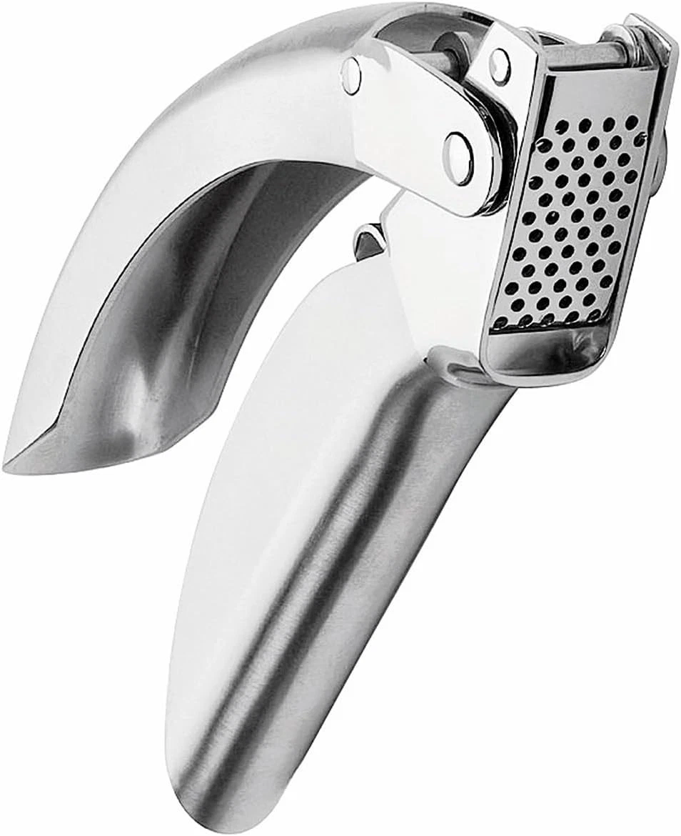 Garlic Press Stainless Steel 6.5 x 1 x 1.5 inches Silver