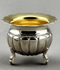 Saliere Salz Gew&uuml;rz Schale 915er Silber vergoldet 1 von 6 Saleron Spanien (12)