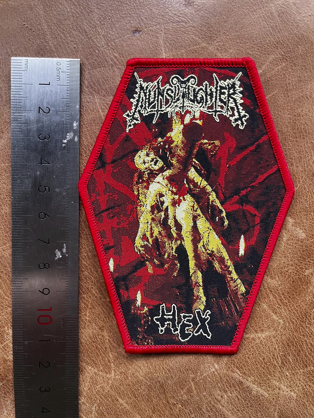 NUNSLAUGHTER hex DEATH METAL PATCH NEW BOLT THROWER CARDAVER MORBID ANGEL