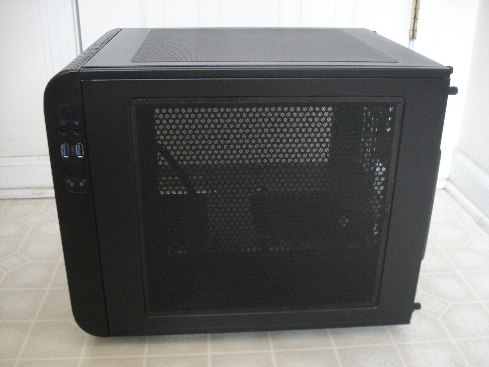 Thermaltake Core V21 Spcc Cube Gaming Computer Case Ca 1d5 00s1wn 00 Black For Sale Online Ebay