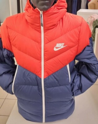 Nike Sportswear Puffer Daunenfüllung Herrenjacke CU0225 673 blau/rot 