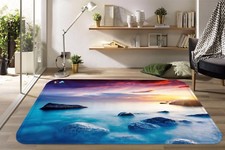 3D Sunset Glow Sea 833 Non Slip Rug Mat Room Mat Round Elegant Photo Carpet CA