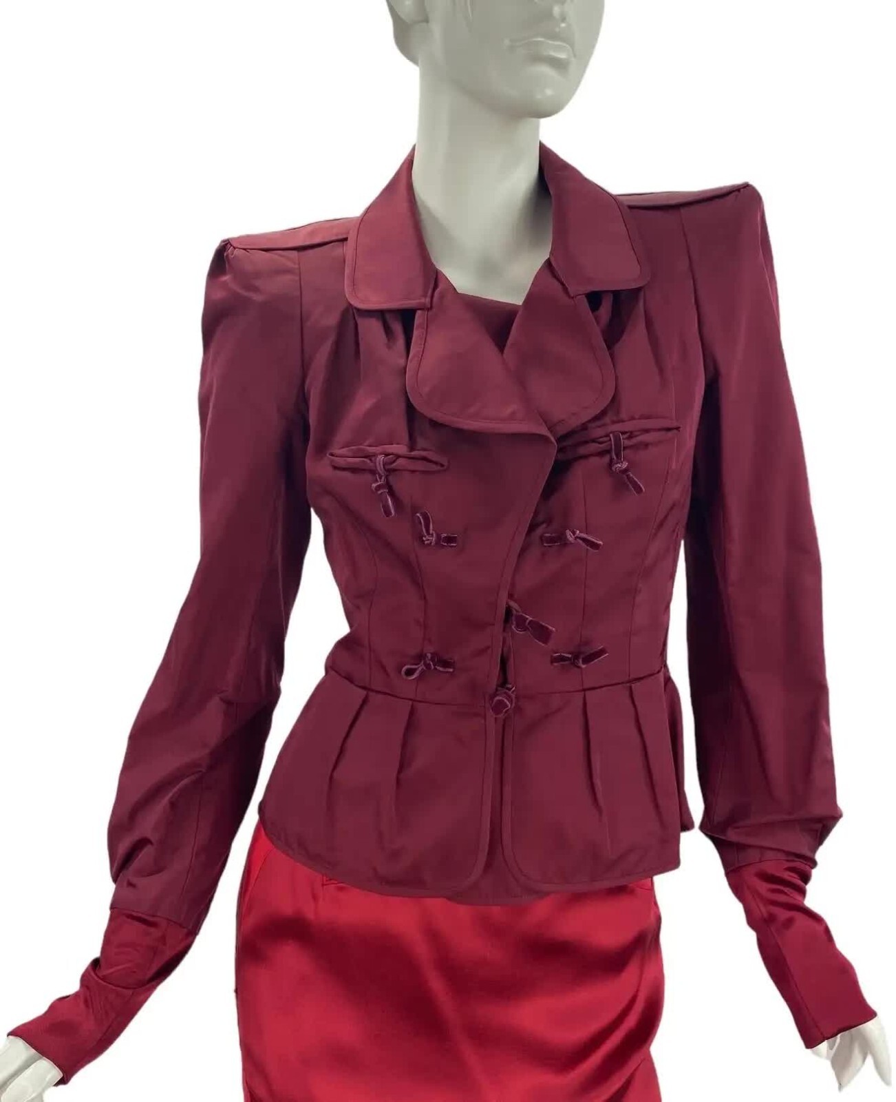 Tuta gonna Tom Ford per Yves Saint Laurent collezione F W 2004 taglia US 4 6